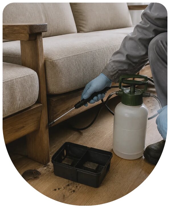 Профессиональная дератизация мебели в Архангельске от грызунов